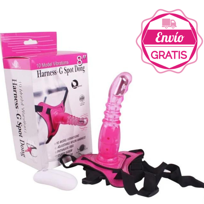 Arnes Sexual Con Vibracion 8.0" Harness